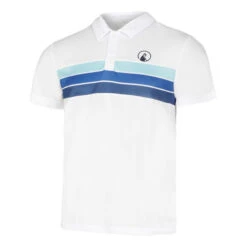Ocean Block Stripe Tournament Polo Men
