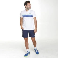 Ocean Block Stripe Tournament Polo Men -Wilson Tennis Apparels Sales 00186000 0 5