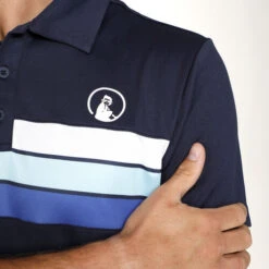 Block Stripe Tournament Polo Men -Wilson Tennis Apparels Sales 00187000 18