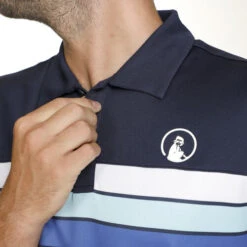 Block Stripe Tournament Polo Men -Wilson Tennis Apparels Sales 00187000 19
