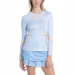 Chambray Blossom Long Sleeve Women -Wilson Tennis Apparels Sales 01353000 13