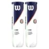 Wilson Roland Garros All Court 2x 4 Ball Tube -Wilson Tennis Apparels Sales 0162600000 000