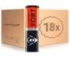 Dunlop Fort Clay Court 18x 4 Ball Tube -Wilson Tennis Apparels Sales 0163700000 000