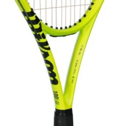 Wilson Clash 100L V2.0 Bright Neon Yellow Tour Racket -Wilson Tennis Apparels Sales 04004000 10