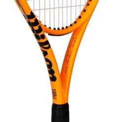 Wilson Burn 100 V5 Bright Neon Orange Tour Racket -Wilson Tennis Apparels Sales 04007000 10