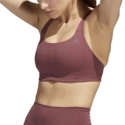 ADIDAS Velcro Studio Mid Stripes Sports Bras Women -Wilson Tennis Apparels Sales 17099000 16