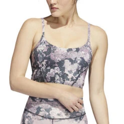 ADIDAS Yoga Light-Support Long Line All Over Print Sports Bras Women -Wilson Tennis Apparels Sales 17102000 13