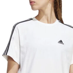 ADIDAS Essentials 3-Stripes Single Jersey Crop T-Shirt Women -Wilson Tennis Apparels Sales 17754000 16
