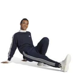 ADIDAS Essentials French Terry Tapered Cuff 3-Stripes Training Pants Men -Wilson Tennis Apparels Sales 17902000 15