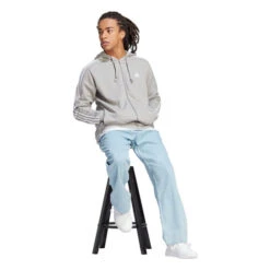 ADIDAS Essentials French Terry 3-Stripes Full-Zip Hoodie Men 9 ADIDAS Essentials French Terry 3-Stripes Full-Zip Hoodie Men -Wilson Tennis Apparels Sales 17907000 15