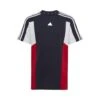ADIDAS Colorblock 3-Stripes Regular Fit T-Shirt Boys -Wilson Tennis Apparels Sales 18050000 000