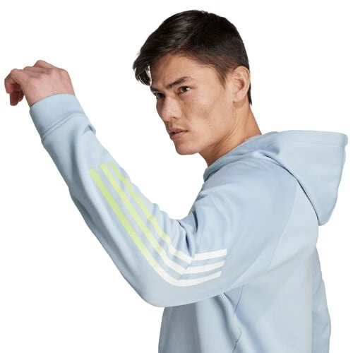 ADIDAS Training Icons 3 Stripes Zip Hoodie Men 8 ADIDAS Training Icons 3 Stripes Zip Hoodie Men - Image 6