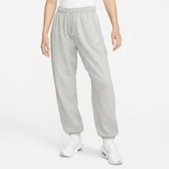 Nike Sportswear Club Fleece Mid-Rise Oversized Training Pants Women -Wilson Tennis Apparels Sales 55472000 10